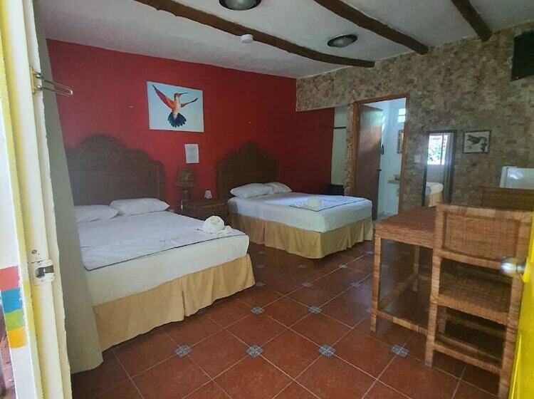 ２ダブルベッドのスタンダードルーム, Villa Colibri Bacalar