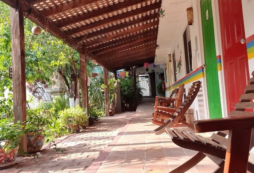 ２ダブルベッドのスタンダードルーム, Villa Colibri Bacalar