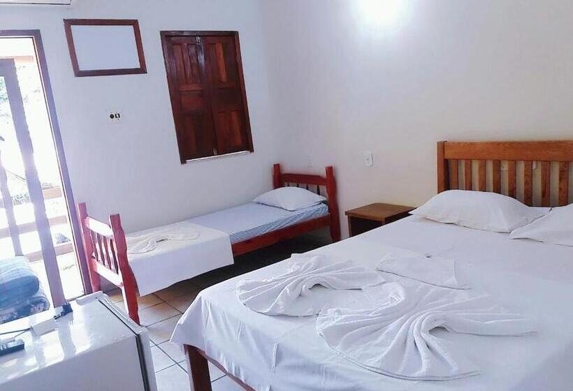 اتاق استاندارد سه نفره, Pousada Flor Do Dendê