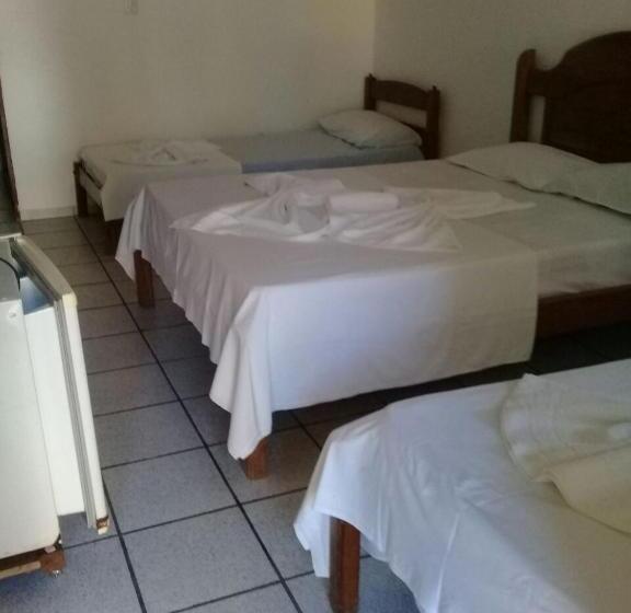اتاق استاندارد چهار تخته, Pousada Flor Do Dendê