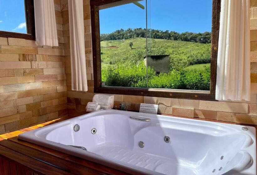 Deluxe Chalet met 1 Slaapkamer, Pousada Verdes Alpes