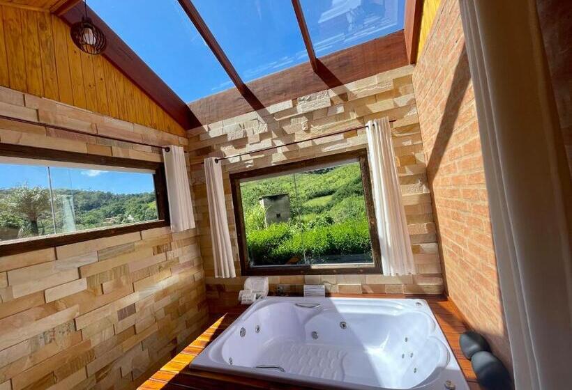 Deluxe Chalet met 1 Slaapkamer, Pousada Verdes Alpes