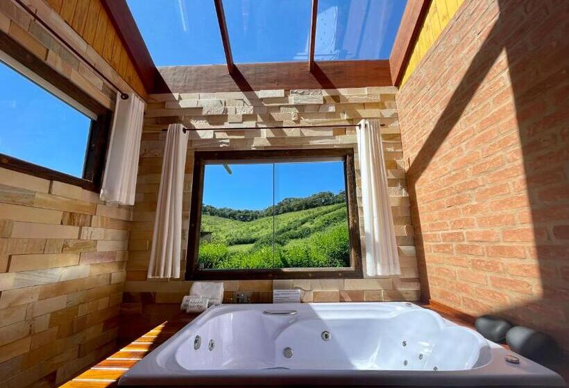 Deluxe Chalet met 1 Slaapkamer, Pousada Verdes Alpes