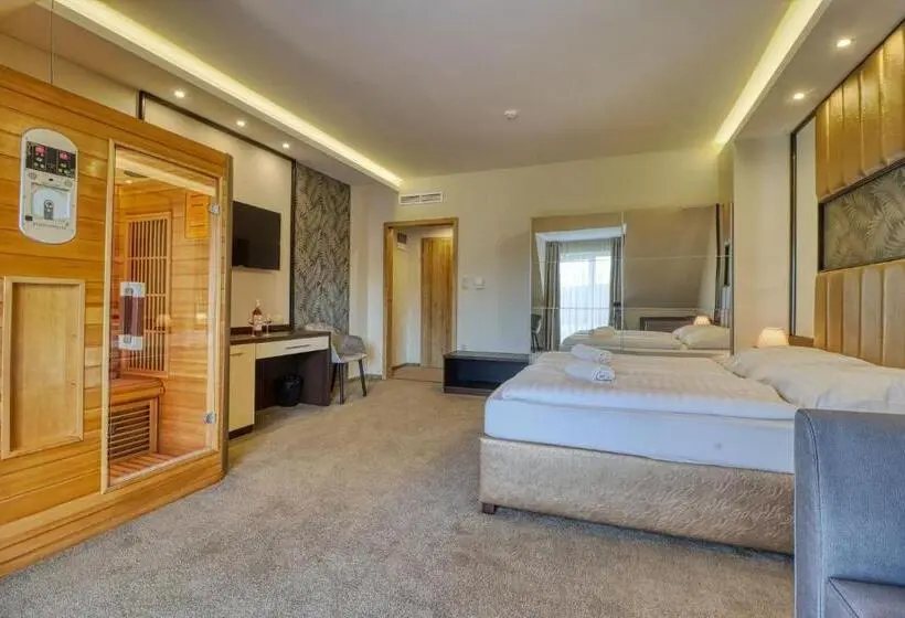 اتاق لوکس با تخت بزرگ, Villa Park Panzió