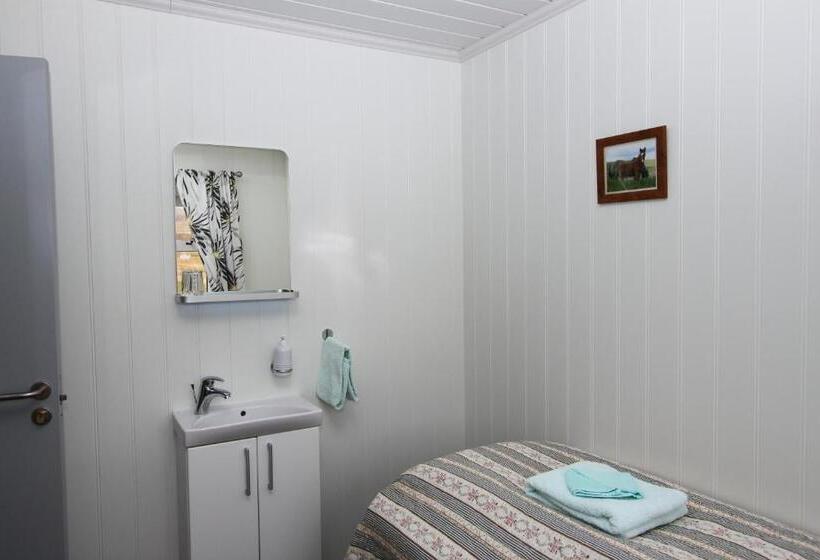 اتاق استاندارد یک تخته با سرویس بهداشتی مشترک, Guesthouse Steindórsstadir, West Iceland