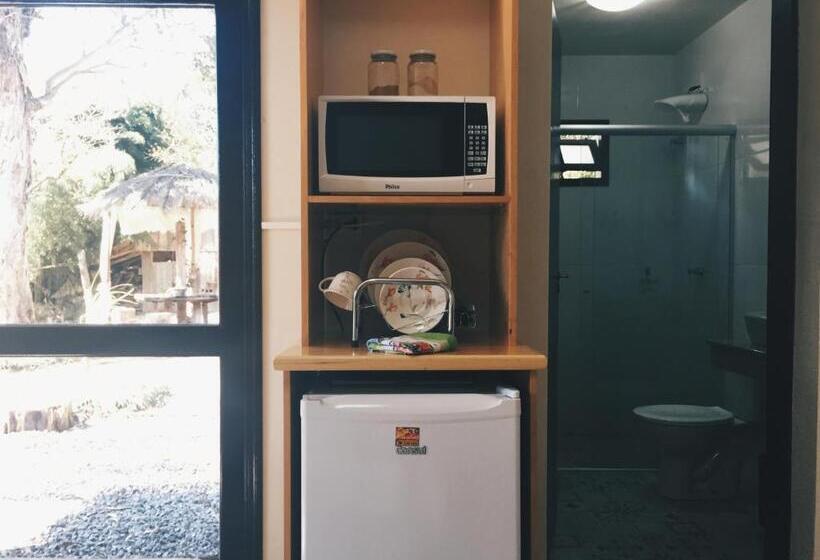 침실 1개 아파트, Espaço Holístico Chalés