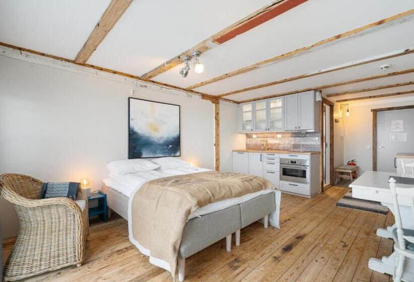 带1个卧室的带海景的公寓, Sveggvika Guesthouse