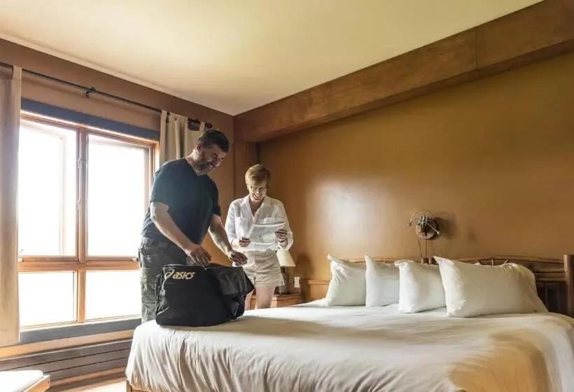キングサイズベッドのスーペリアルーム, Auberge De Montagne Des Chic Chocs Mountain Lodge Sepaq