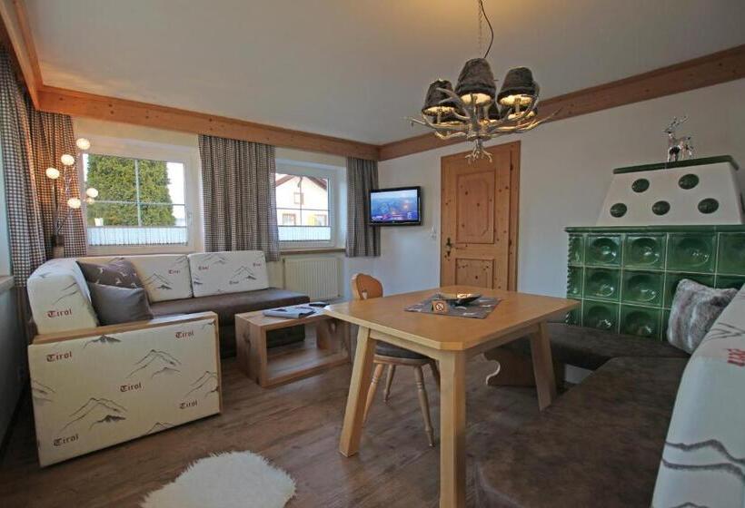 带2个卧室的公寓, Appartementhotel Zugspitzhof