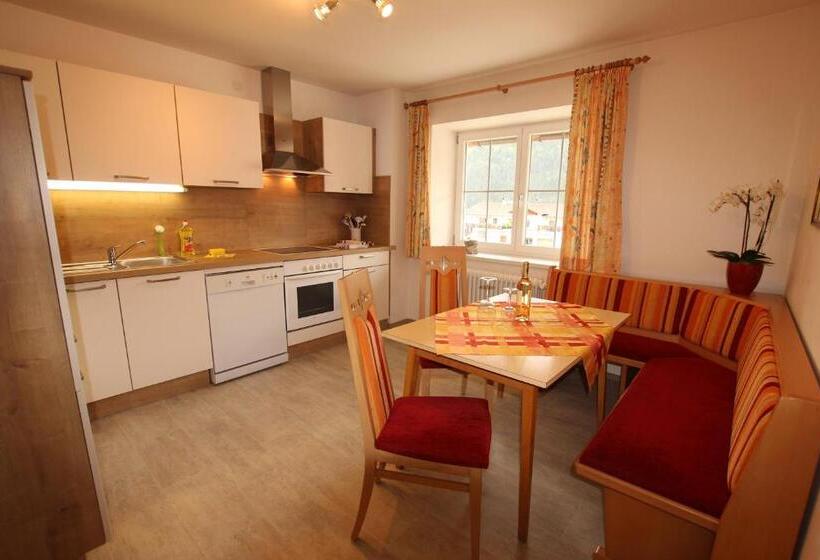 带3个卧室的公寓, Appartementhotel Zugspitzhof