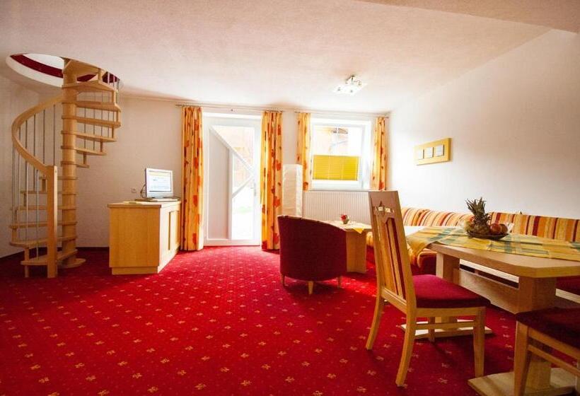 带2个卧室的公寓, Appartementhotel Zugspitzhof