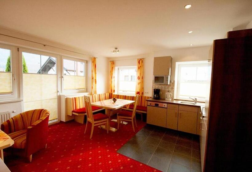 침실 2개 아파트, Appartementhotel Zugspitzhof