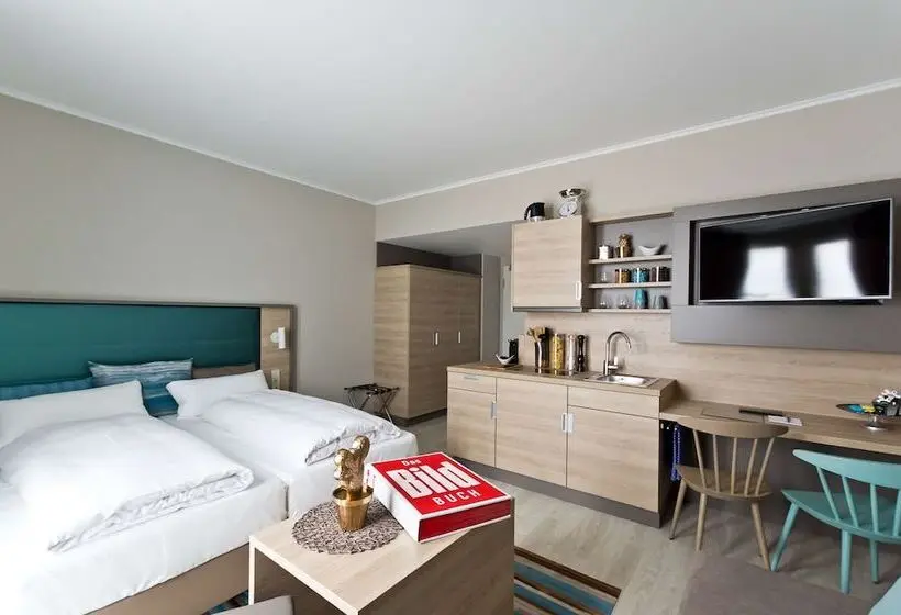 スーペリアールーム, Elaya Apartments Stuttgart Boeblingen Ehemals Arthotel Ana Living Boeblingen
