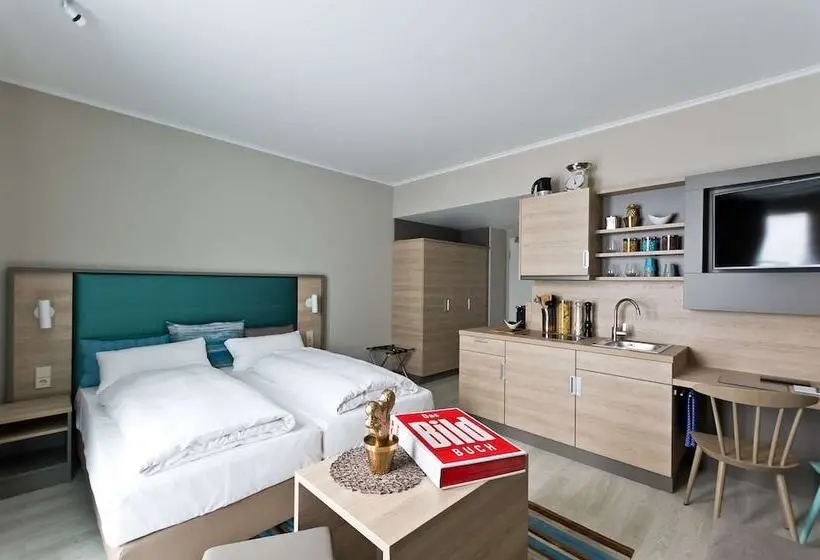 スーペリアールーム, Elaya Apartments Stuttgart Boeblingen Ehemals Arthotel Ana Living Boeblingen