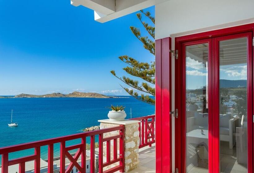 침실 2개 바다 전망 아파트, Katerina Mare