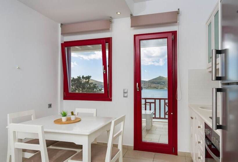 침실 2개 바다 전망 아파트, Katerina Mare