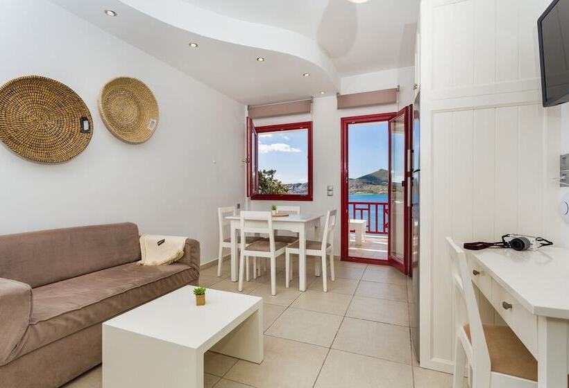 침실 2개 바다 전망 아파트, Katerina Mare