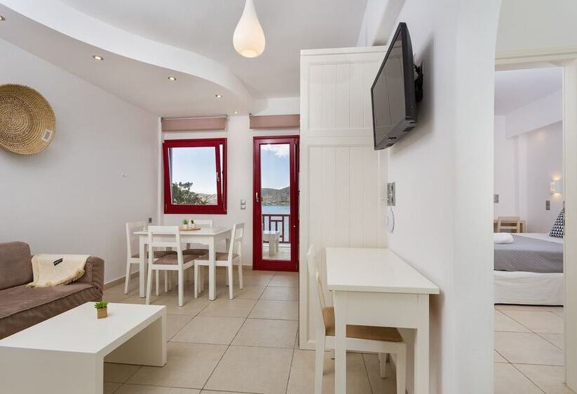 침실 2개 바다 전망 아파트, Katerina Mare