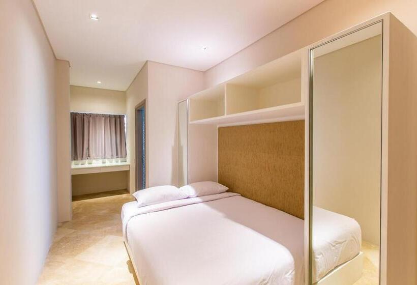带2个卧室的套房, The Double View Mansions Bali