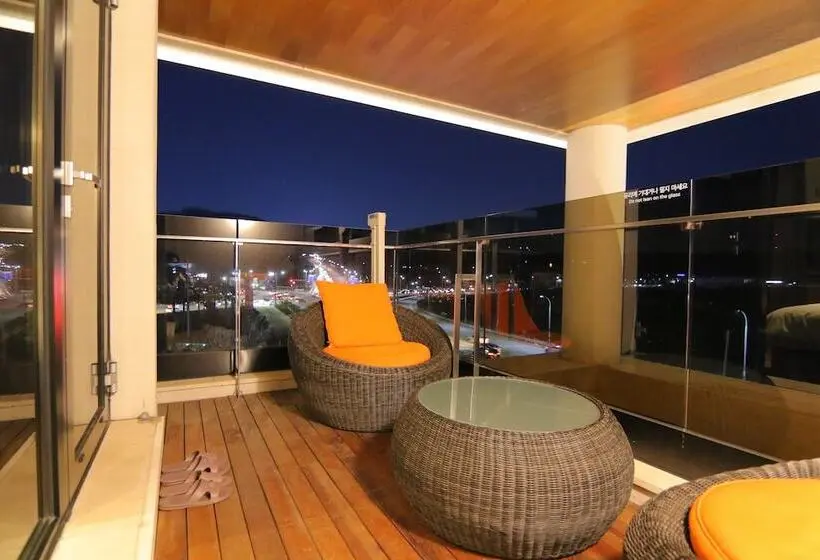 Standard-huone Terassi, Suncheon Hotel Gite