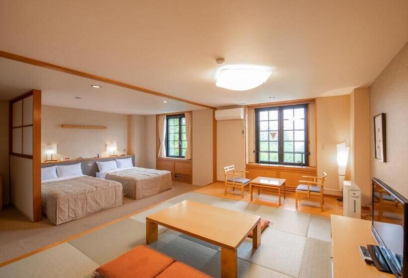 غرفة قياسية رباعية, Tabist Hotel Colosseum Inn Tateshina