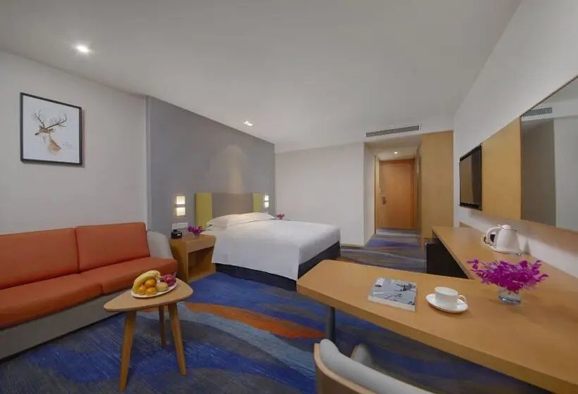 シティビューのダブルベッドスタンダードルーム, Holiday Inn Express Zhengzhou Zhengdong, An Ihg