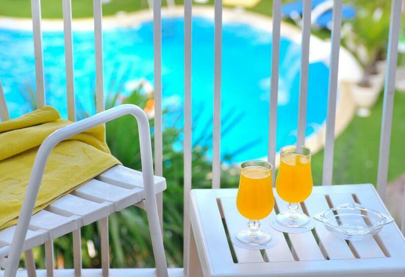 1침실 발코니 아파트 풀장 전망, Ght Balmes, Hotel Aparthotel&splash