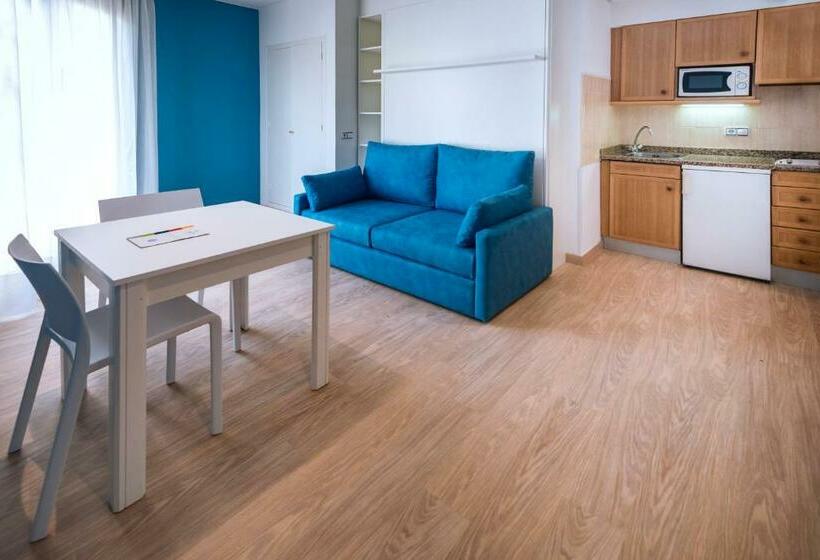 1침실 발코니 아파트 풀장 전망, Ght Balmes, Hotel Aparthotel&splash