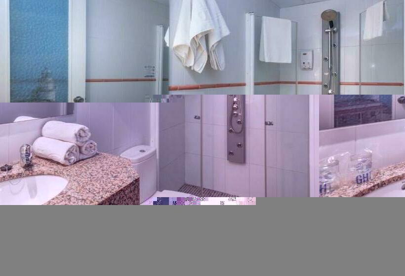 1침실 발코니 아파트 풀장 전망, Ght Balmes, Hotel Aparthotel&splash