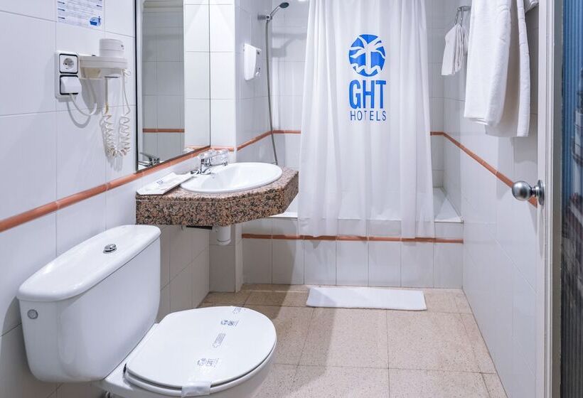 1침실 발코니 아파트 풀장 전망, Ght Balmes, Hotel Aparthotel&splash