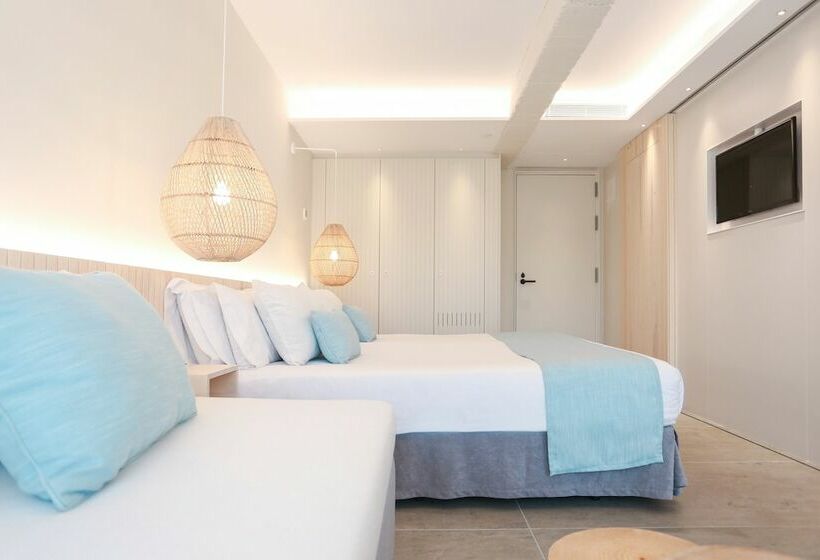 패밀리 룸 바다 전망, Kaktus Hotel Kaktus Playa   Adults Recommended