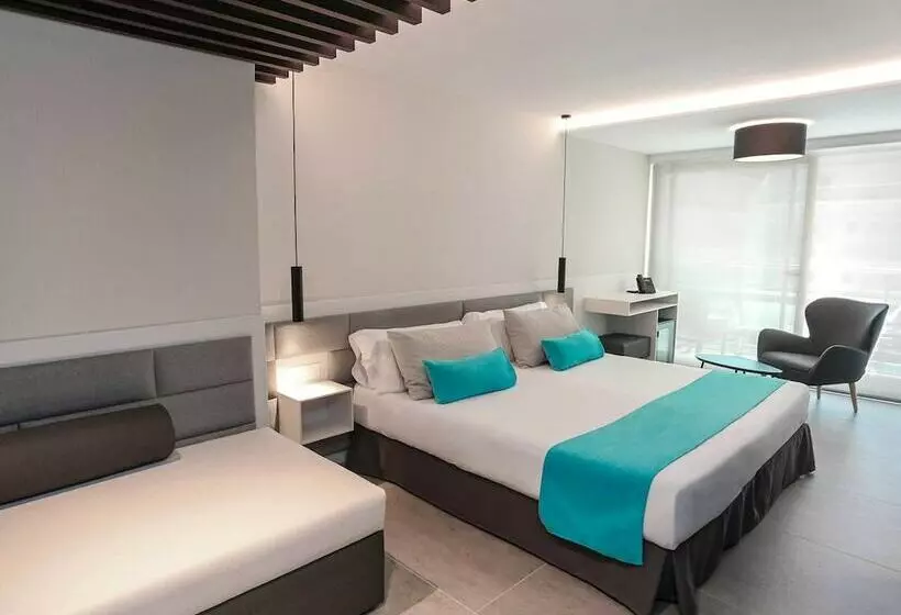 اتاق خانوادگی با چشم‌انداز استخر, Kaktus Hotel Kaktus Playa   Adults Recommended