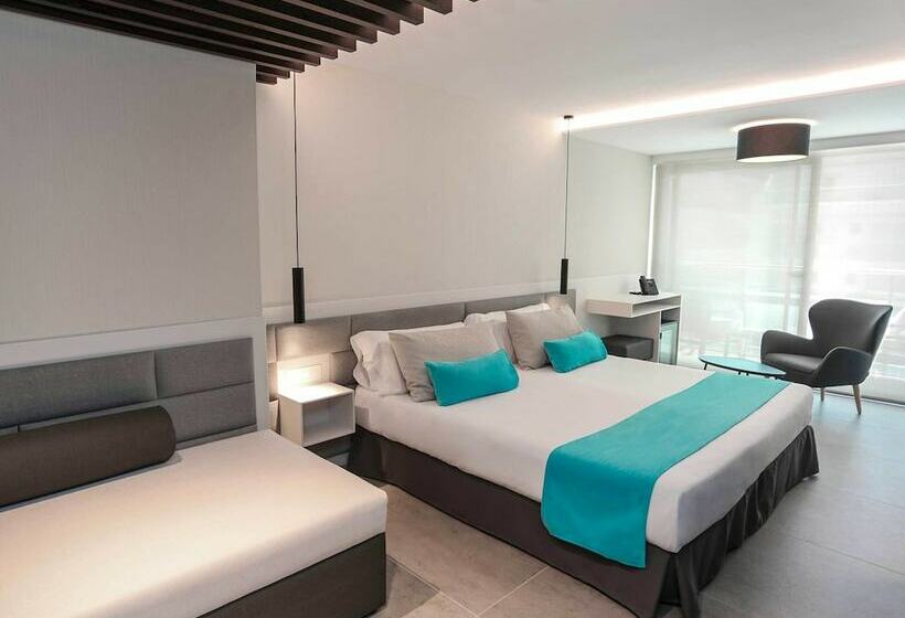Трехместный Номер Стандарт Вид на Бассейн, Kaktus Hotel Kaktus Playa   Adults Recommended