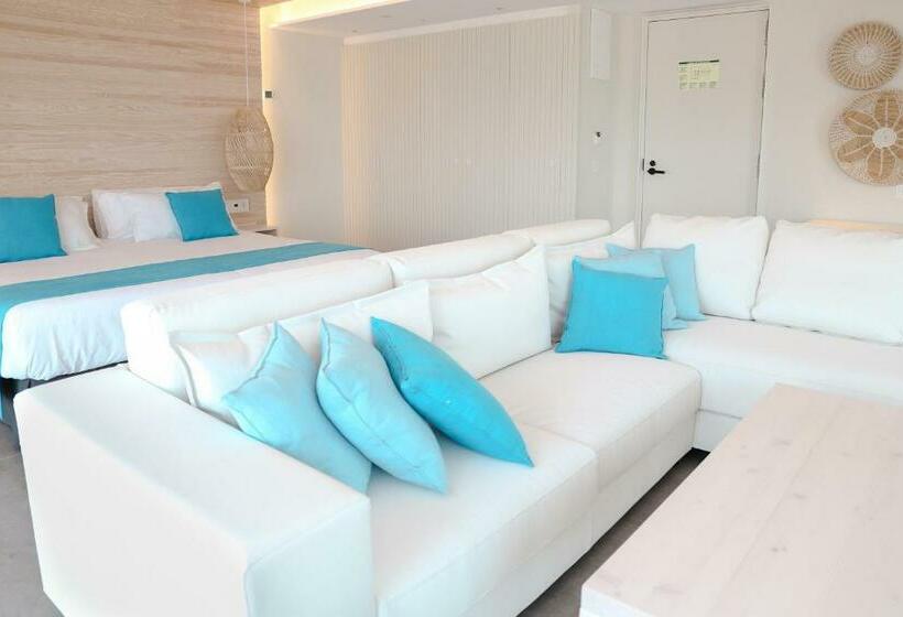 디럭스 스위트 바다 전망, Kaktus Hotel Kaktus Playa   Adults Recommended