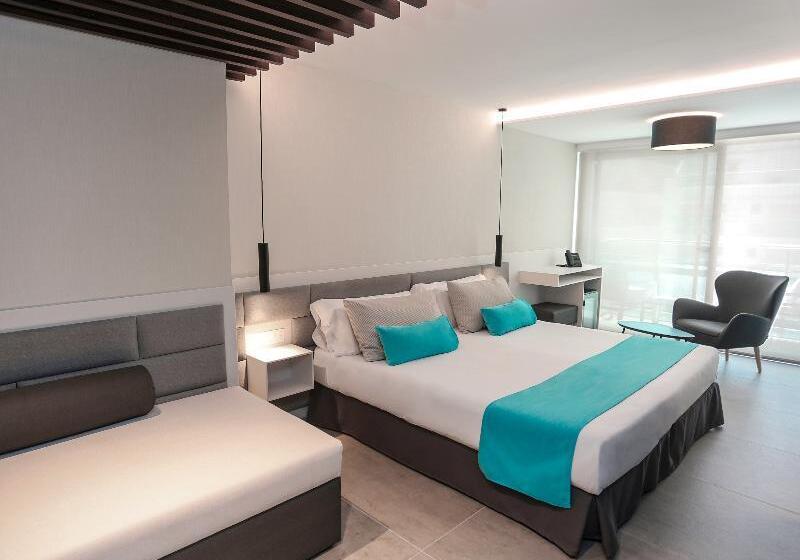 스탠다드 트리플 룸 풀장 전망, Kaktus Hotel Kaktus Playa   Adults Recommended