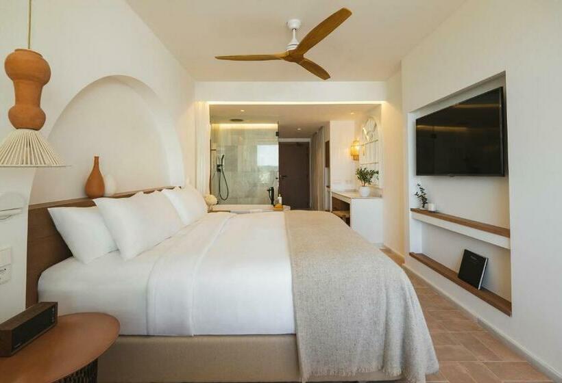 标准间侧面带海景, Villa Le Blanc Gran Meliá Hotel