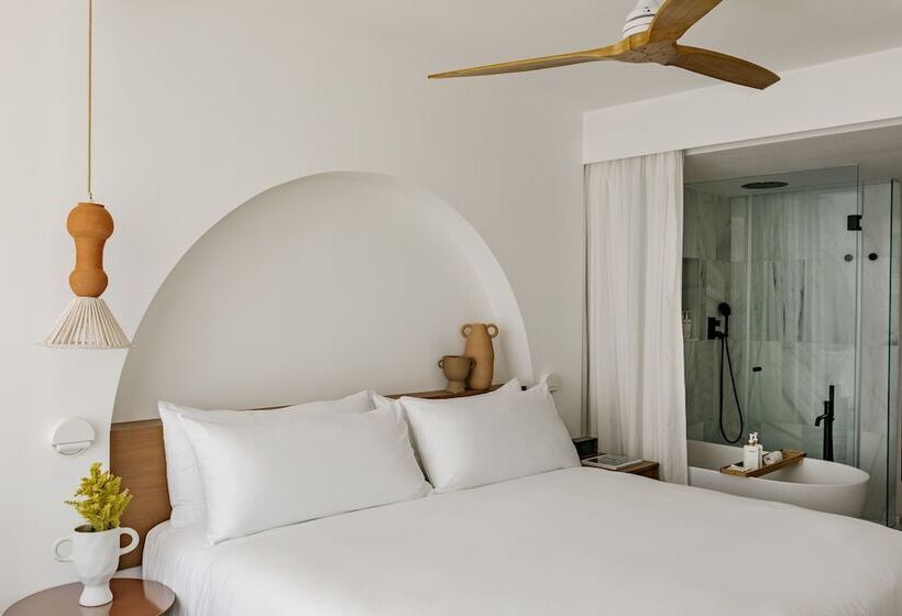 标准间侧面带海景, Villa Le Blanc Gran Meliá Hotel