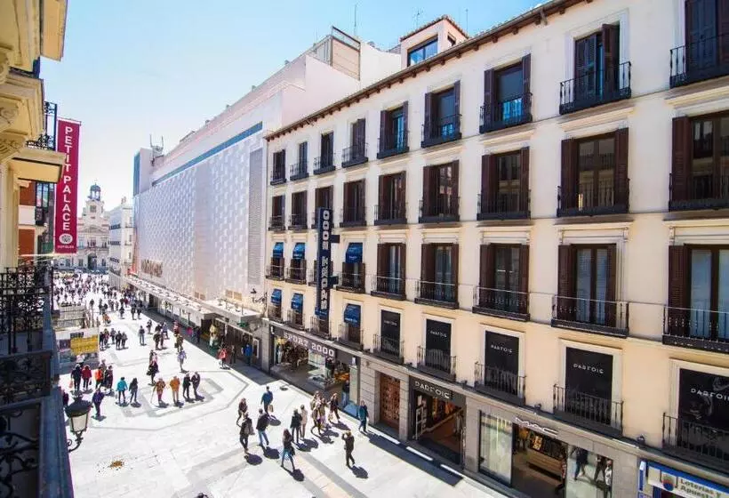 اتاق دلوکس با تخت کینگ و چشم‌انداز شهر, Petit Palace Preciados