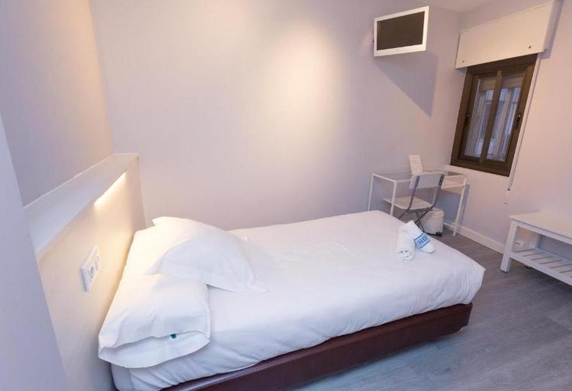 اتاق استاندارد یک تخته با سرویس بهداشتی مشترک, Hostal Viena
