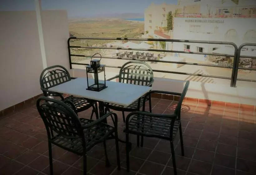 Standardzimmer mit Terrasse, Hostal Arco Plaza