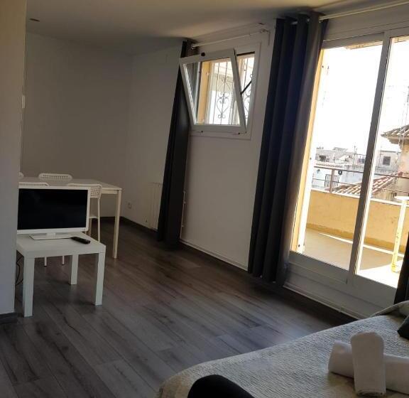 テラス付き１ベッドルームアパートメント, Hostal Termes