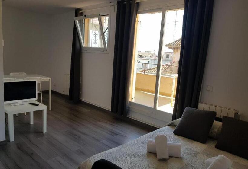 テラス付き１ベッドルームアパートメント, Hostal Termes