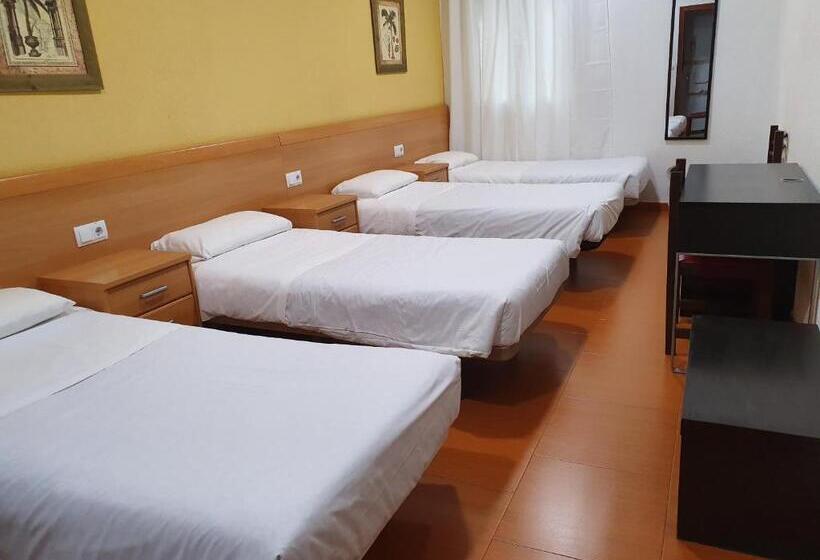 اتاق استاندارد چهار تخته, Hostal Zamorán  Madrid Centro Gran Vía Sol