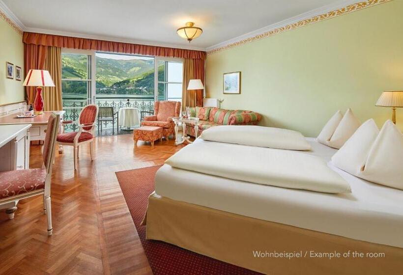 اتاق لوکس با چشم‌انداز دریاچه, Grand Hotel Zell Am See