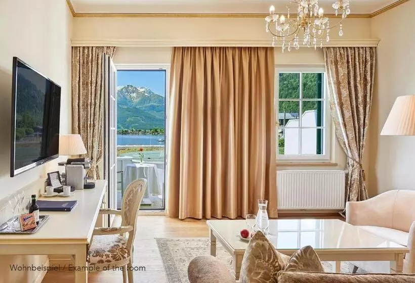 Superior suite with lake view, Grand Hotel Zell Am See