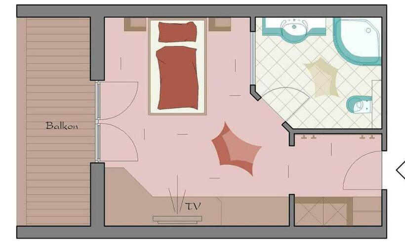 اتاق لوکس یک تخته, Maria Theresia