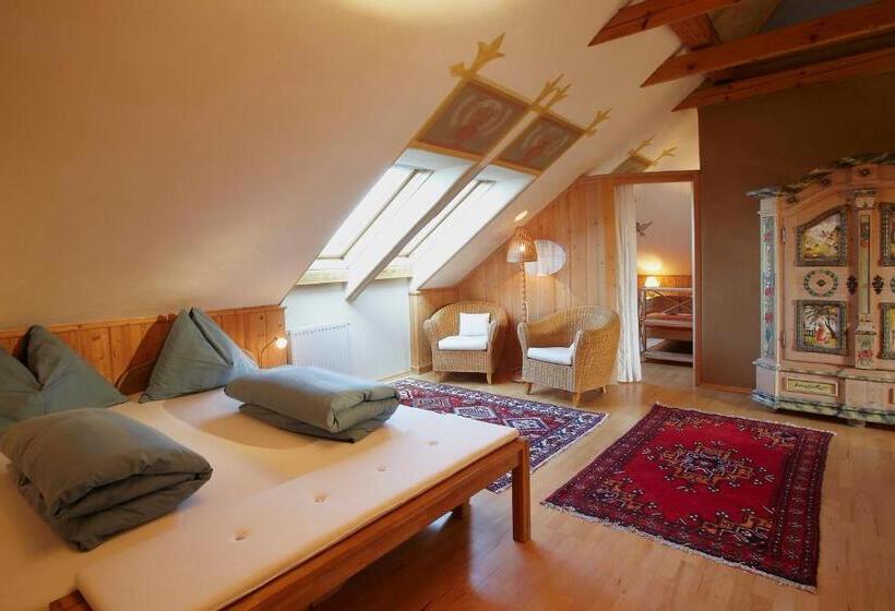 Апартаменты 1 Спальня, Biolandhaus Arche