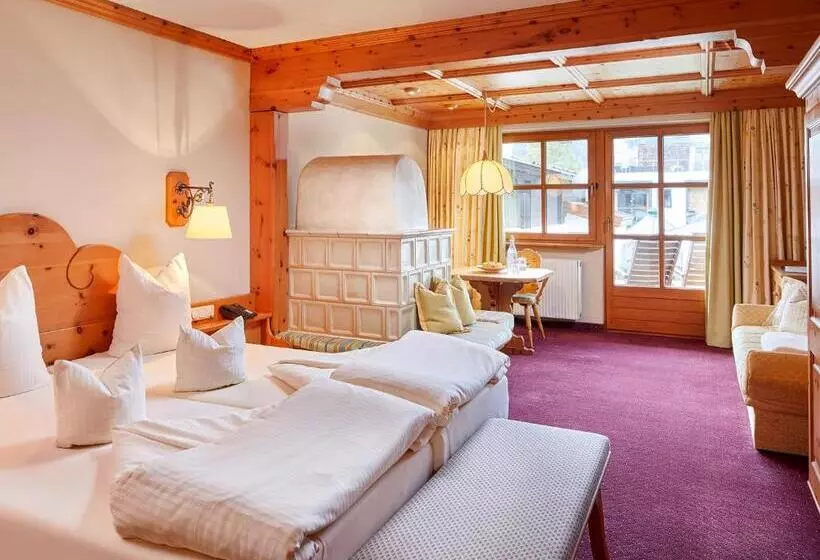 Deluxe-huone, Tirolerhof Familotel Zugspitze