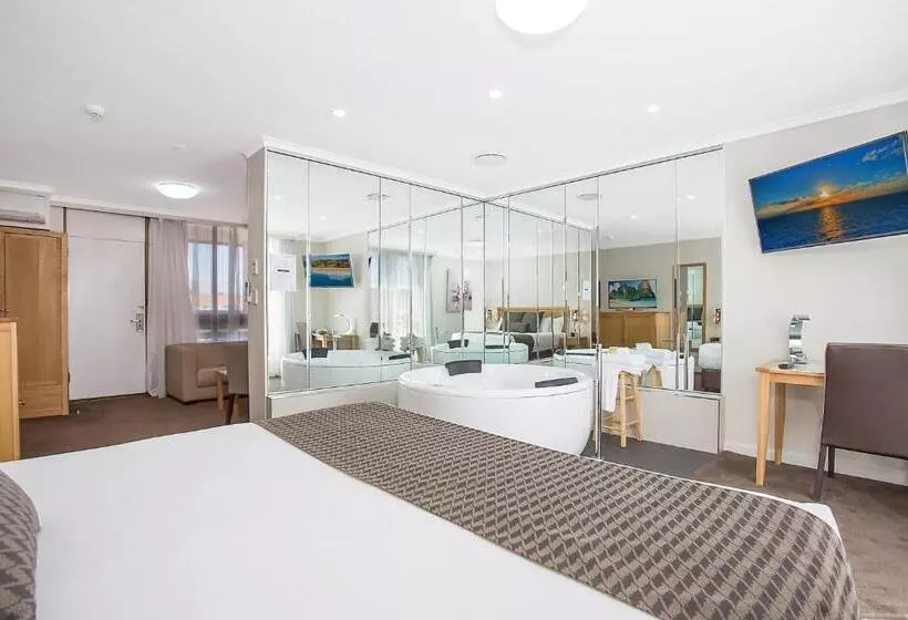 استودیو استاندارد با تخت کینگ, Mid City Motel Warrnambool