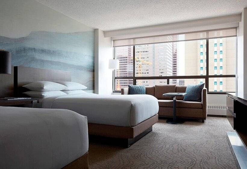 חדר סטנדרט שתי מיטות זוגיות, Calgary Marriott Downtown